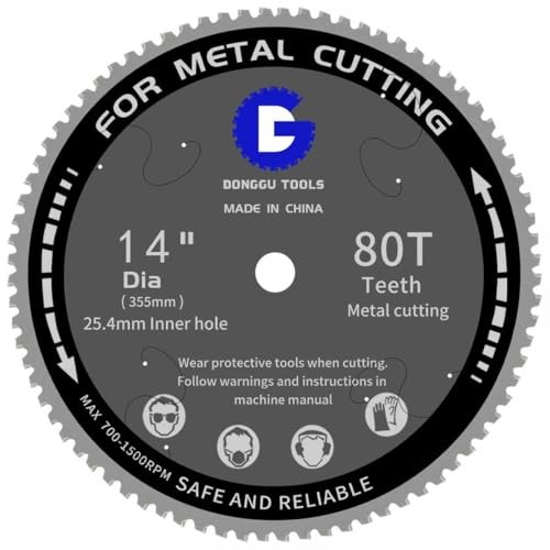 355mm 80t tct metal - 355mm,