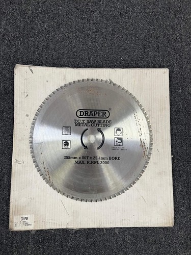 Draper 355mm tct metal cutting - tct,