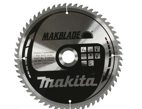 Makita 260mm tooth mitre - 260mm, 60